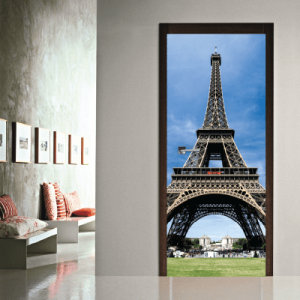 #4 Αυτοκόλλητο πόρτας Παρίσι Πύργος του Άιφελ - Sticker Box