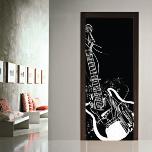 # Αυτοκόλλητο πόρτας κιθάρα - Sticker Box