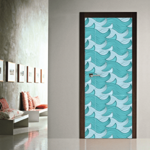 # Αυτοκόλλητο πόρτας κύματα - Sticker Box