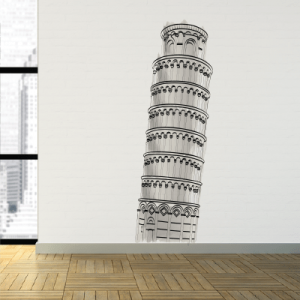 #22 Αυτοκόλλητο τοίχου Πύργος της Πίζας Ιταλία - Sticker Box
