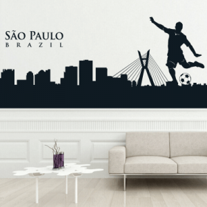 #16 Αυτοκόλλητο τοίχου Σαν Πάολο - Sticker Box