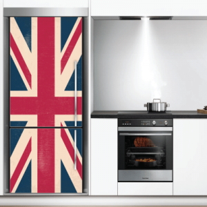 #2 Αυτοκόλλητο ψυγείου αγγλική σημαία - Sticker Box