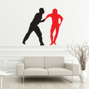 # Αυτοκόλλητο τοίχου χορευτές - Sticker Box