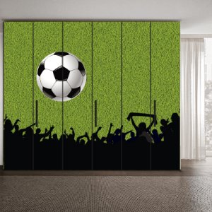 # Αυτοκόλλητο ντουλάπας φίλαθλοι ποδόσφαιρο - Sticker Box