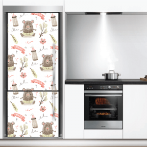 #10 Αυτοκόλλητο ψυγείου αρκουδάκια - Sticker Box