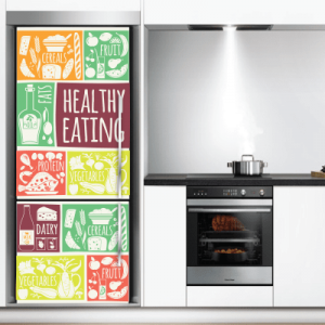 #14 Αυτοκόλλητο ψυγείου διατροφική αλυσίδα - Sticker Box