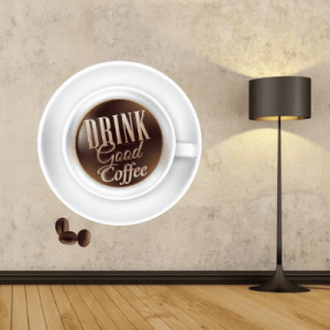 #16 Αυτοκόλλητο κούπα καφέ - Sticker Box