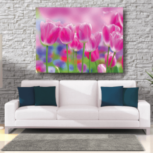 #27 Πίνακας με λουλούδια ροζ ντάλιες - Sticker Box