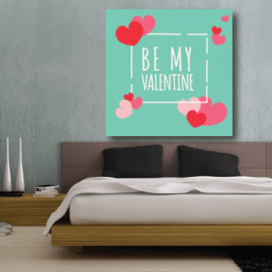 #1 Πίνακας Be my Valentine - Sticker Box