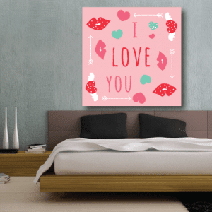 #10 Πίνακας I love you - Sticker Box
