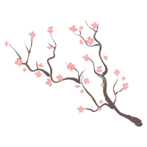 #4 Αυτοκόλλητο κλαδιά δέντρου με ροζ λουλούδια_1 - Sticker Box