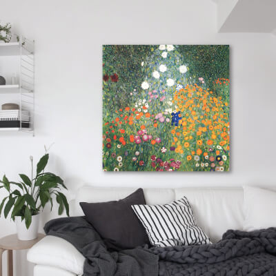 Πίνακας Γκουστάφ Κλίμτ Κήπος με λουλούδια