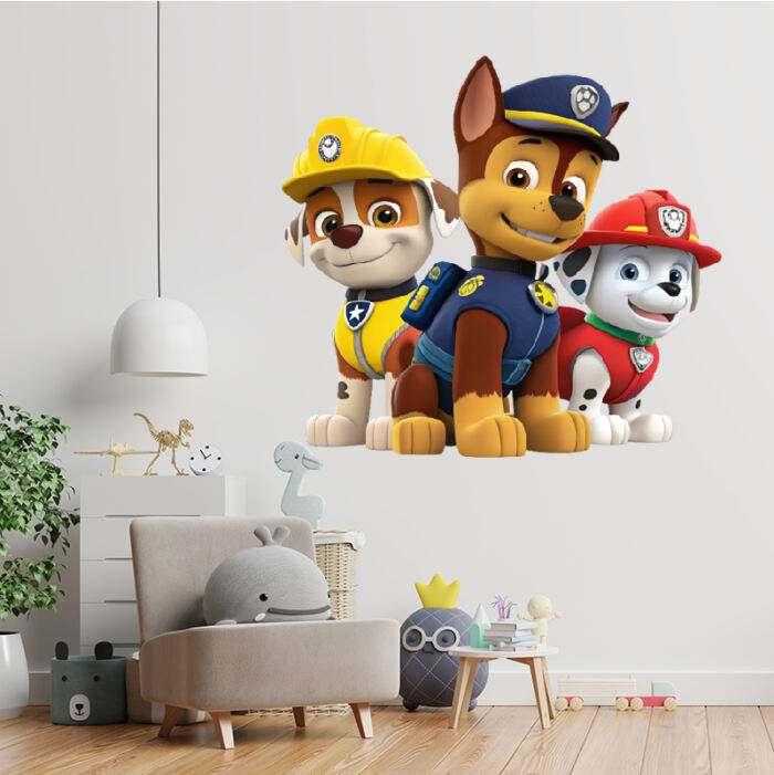 Αυτοκόλλητο τοίχου Paw Patrol