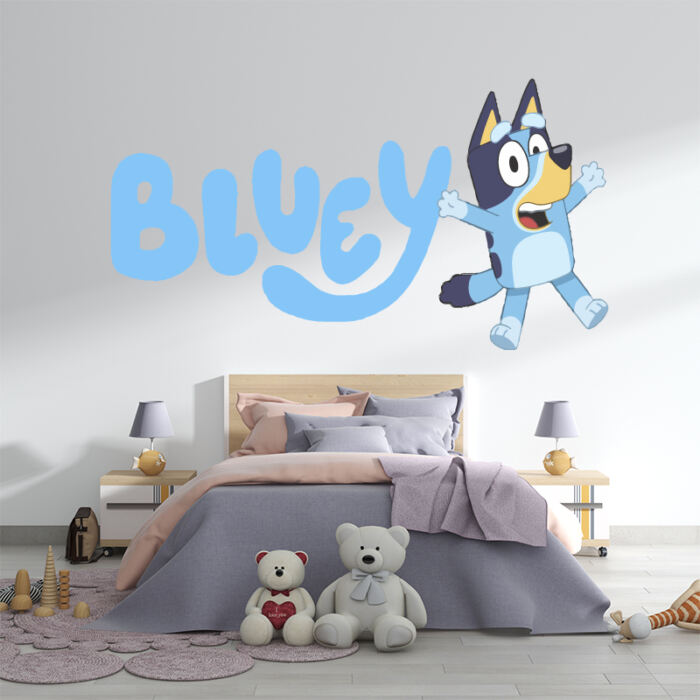 Αυτοκόλλητο τοίχου Bluey II